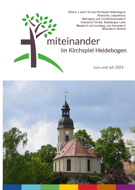Titelbild des Gemiendebriefes Juni -Juli 2026