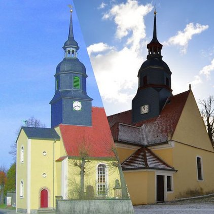  Kirchen Medingen und Großdittmannsdorf