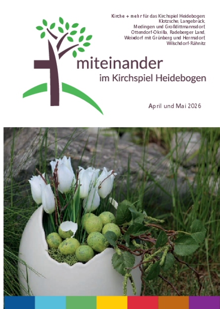 Gemeindebrief miteinander April - Mai 2026